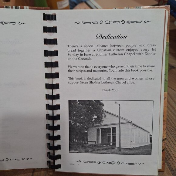 Shofner Lutheran Chapel Bicentennial Cook Book 08 Recipe Bedford County Tennesse - Picture 4 of 10